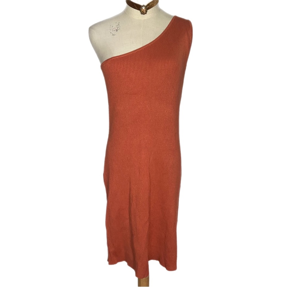 House of Harlow one shoulder knit Bodycon Dress